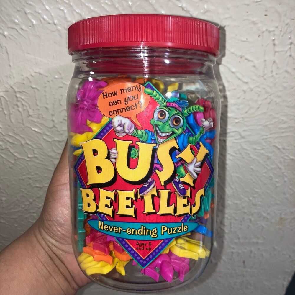Vintage busy beetles never ending puzzle
